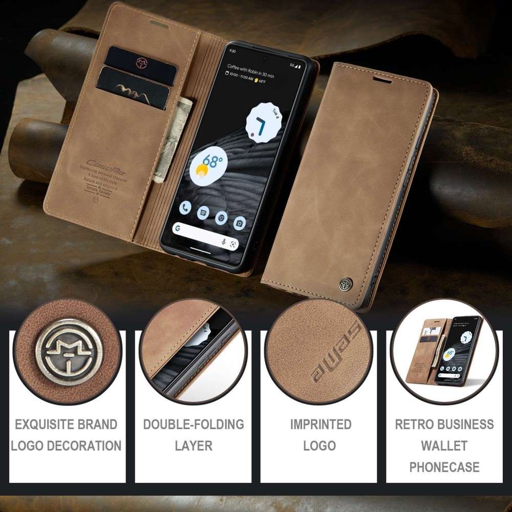 CASEME Handy Tasche für Google Pixel 7 Wallet 013 Series Klapp Hülle Business