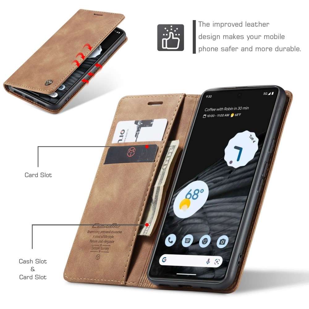 CASEME Handy Tasche für Google Pixel 7 Wallet 013 Series Klapp Hülle Business