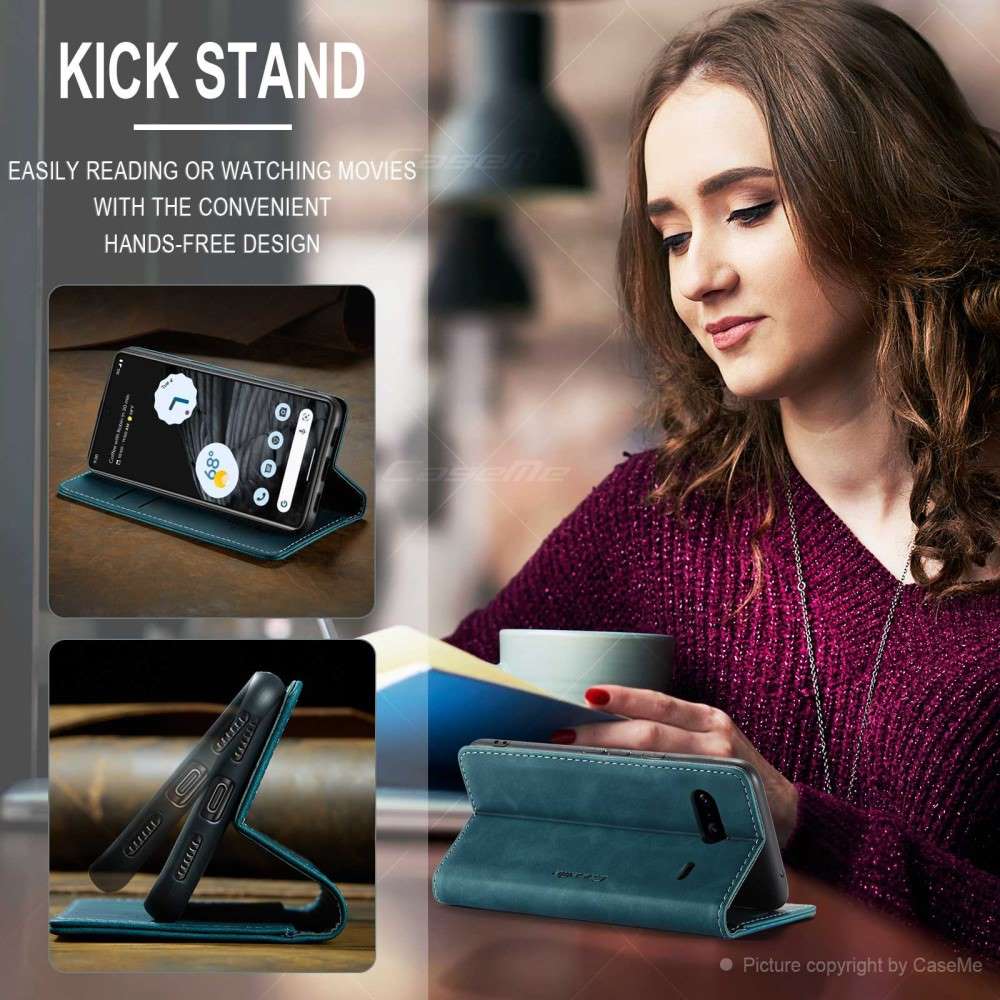 CASEME Handy Tasche für Google Pixel 7 Wallet 013 Series Klapp Hülle Business