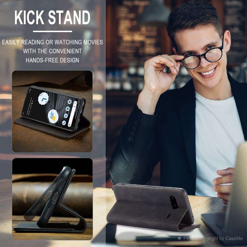 CASEME Handy Tasche für Google Pixel 7 Wallet 013 Series Klapp Hülle Business
