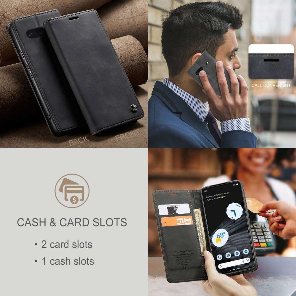 CASEME Handy Tasche für Google Pixel 7 Wallet 013 Series Klapp Hülle Business