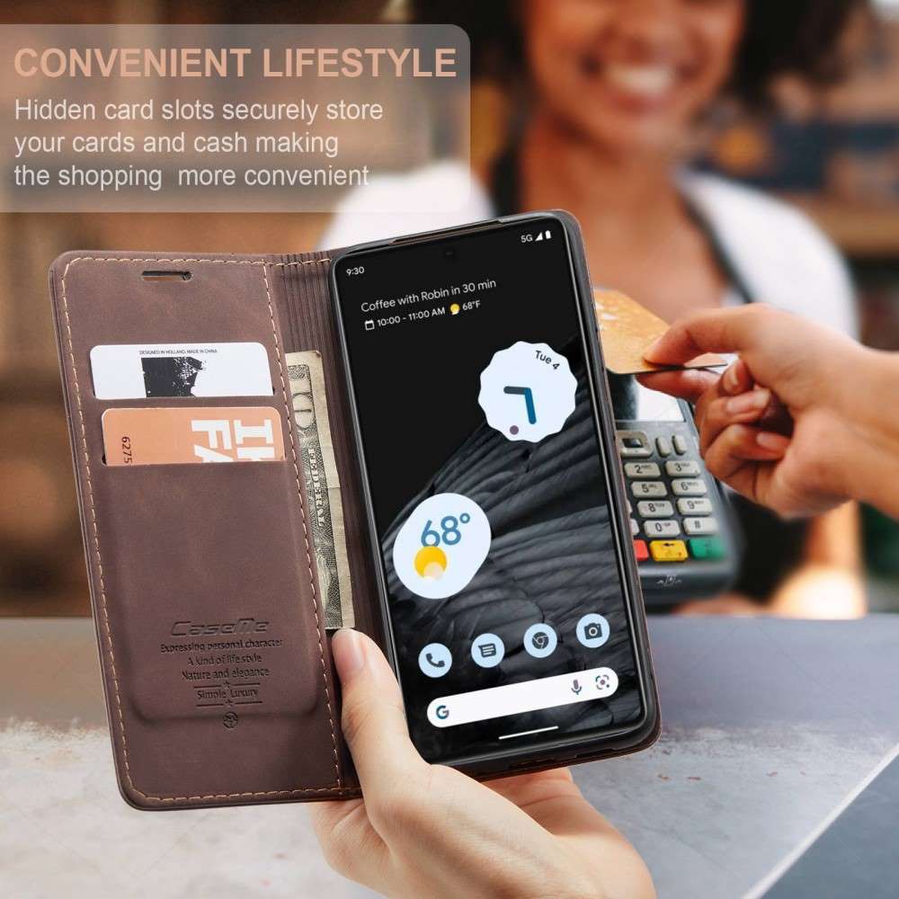 CASEME Handy Tasche für Google Pixel 7 Wallet 013 Series Klapp Hülle Business