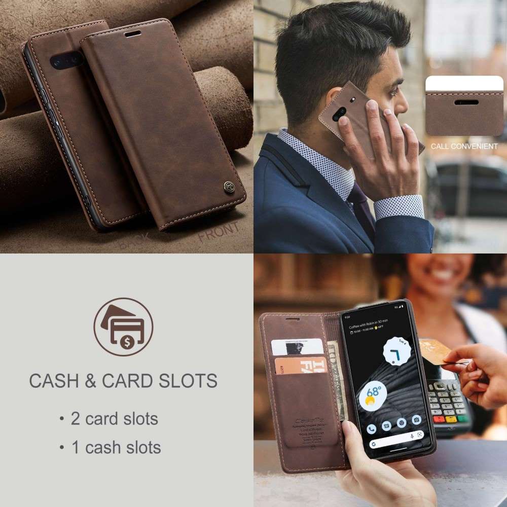 CASEME Handy Tasche für Google Pixel 7 Wallet 013 Series Klapp Hülle Business