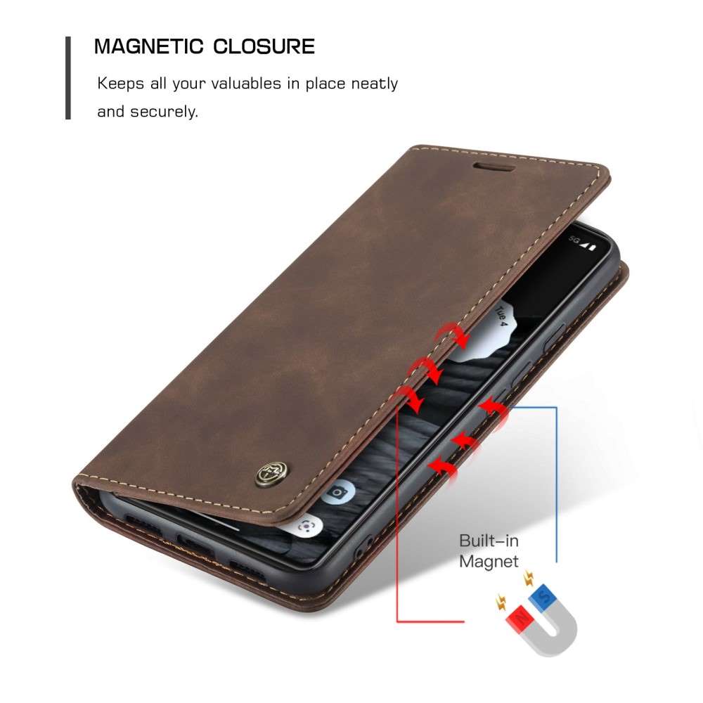 CASEME Handy Tasche für Google Pixel 7 Wallet 013 Series Klapp Hülle Business