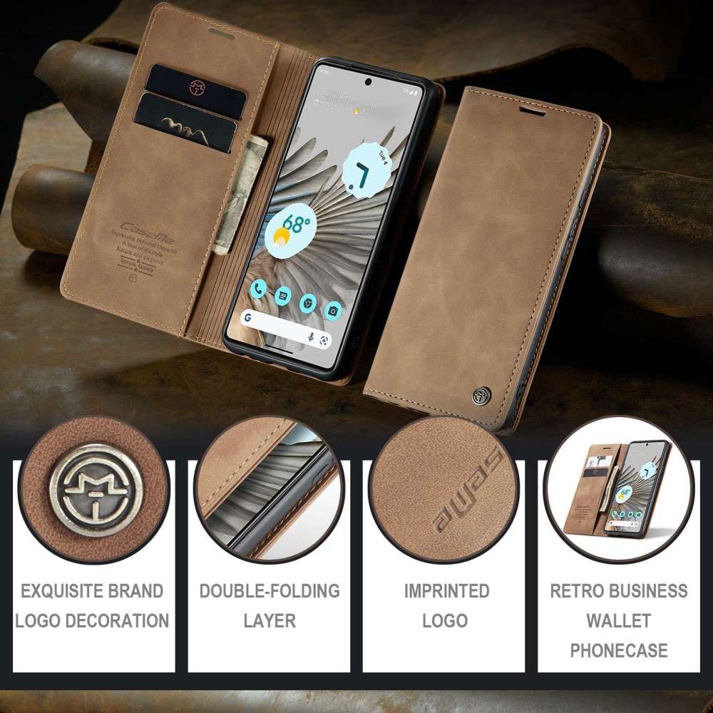 CASEME Handy Tasche für Google Pixel 7 PRO Wallet 013 Series Hülle Klapp Etui