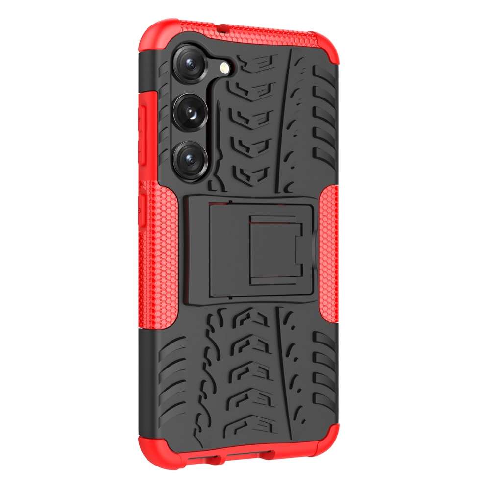 Outdoor Hülle für Samsung Galaxy S23 Tire Rutschfest Kickstand PC TPU Cover Case