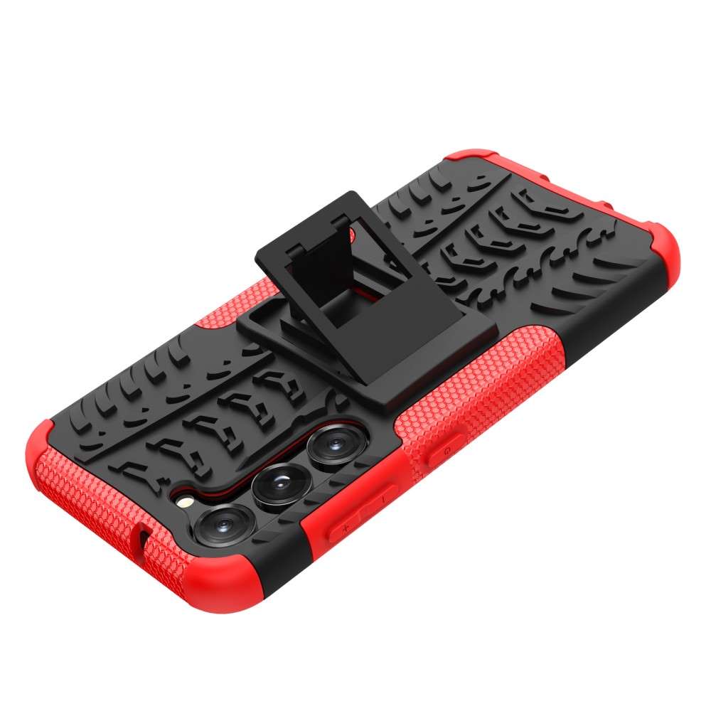 Outdoor Hülle für Samsung Galaxy S23 Tire Rutschfest Kickstand PC TPU Cover Case