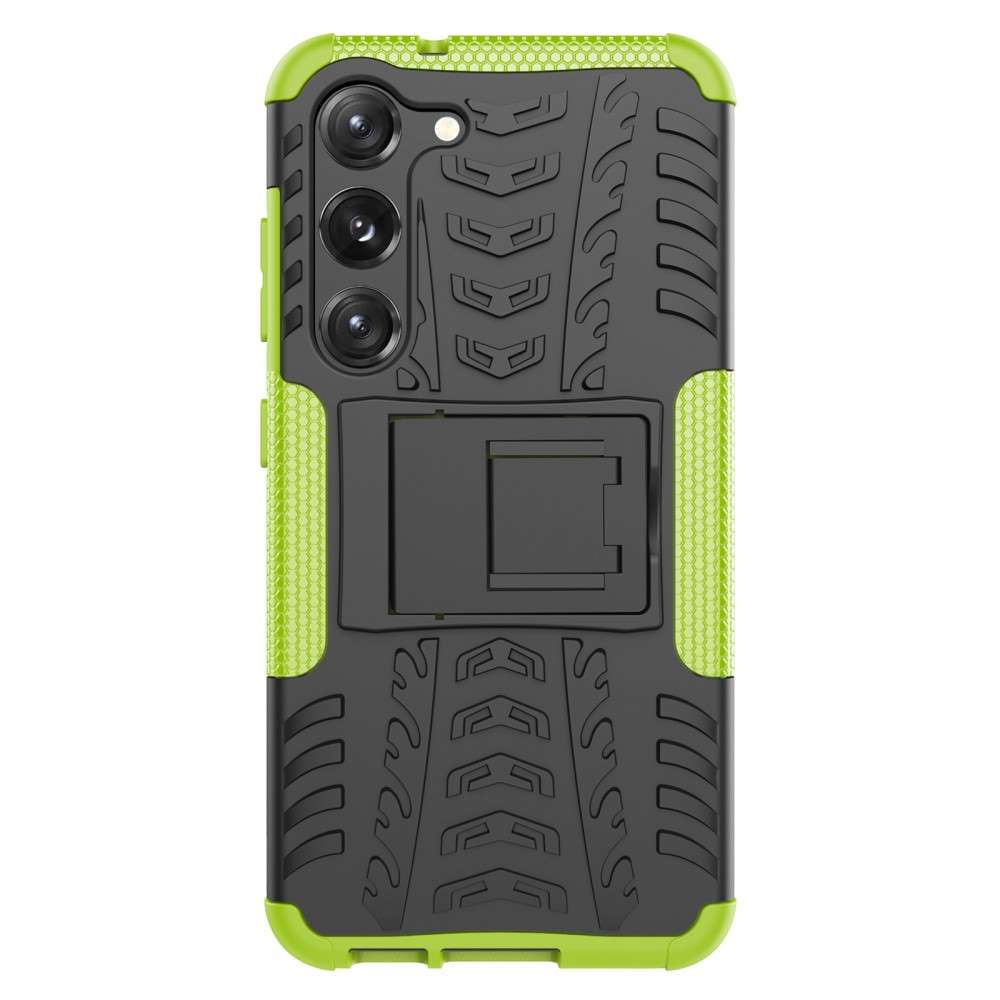 Outdoor Hülle für Samsung Galaxy S23 Tire Rutschfest Kickstand PC TPU Cover Case