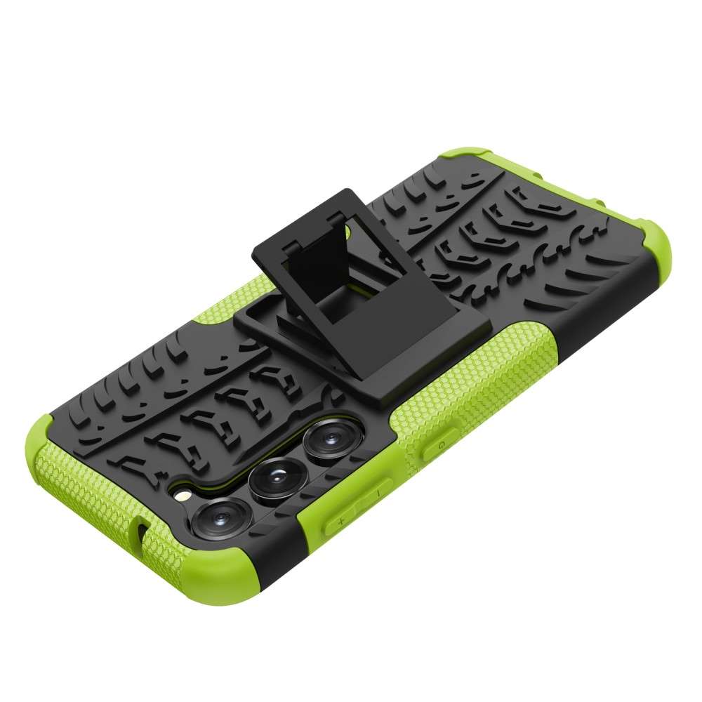 Outdoor Hülle für Samsung Galaxy S23 Tire Rutschfest Kickstand PC TPU Cover Case