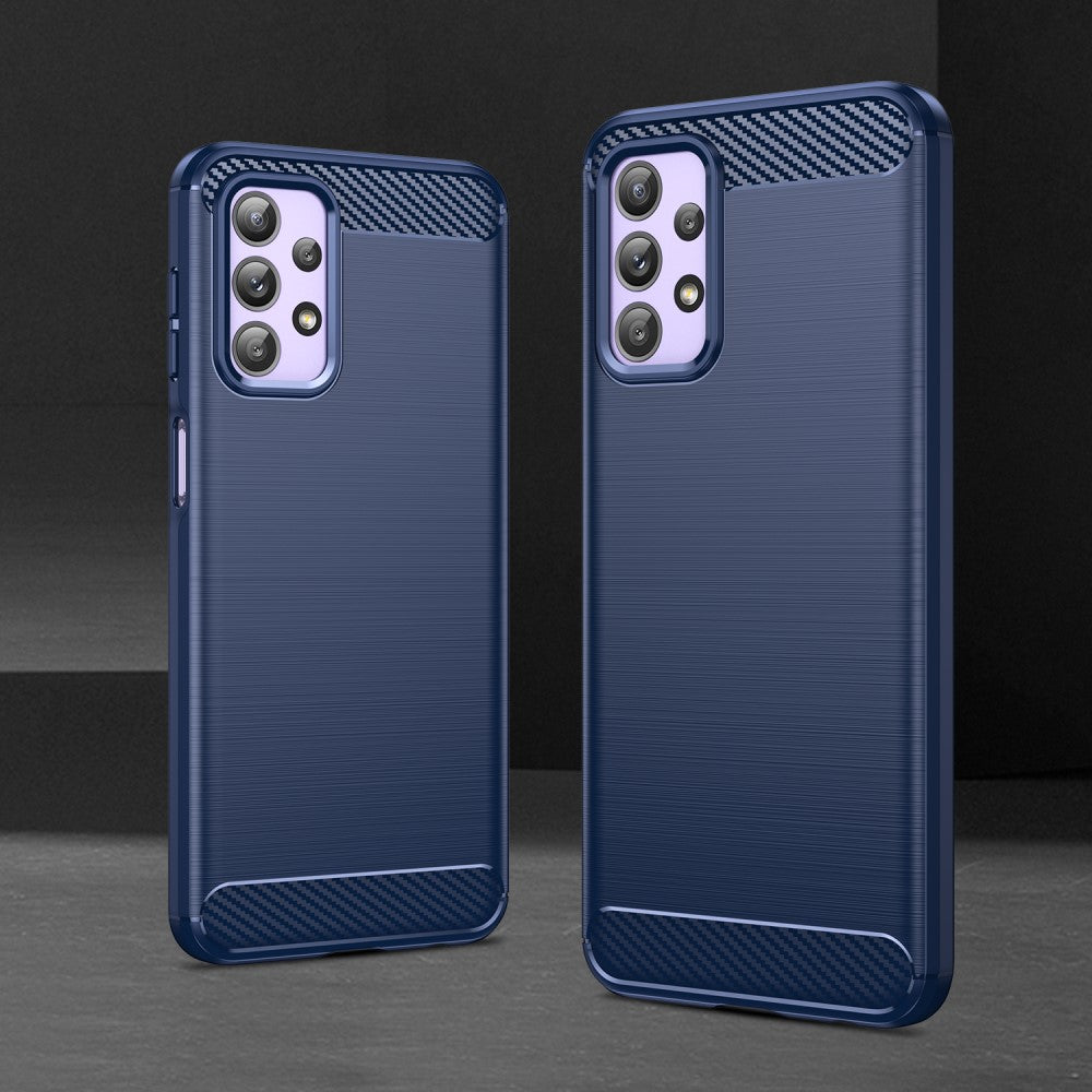 TPU Hülle für Samsung Galaxy A23 Carbon Fiber Skin Brushed Schutzcover Soft Case