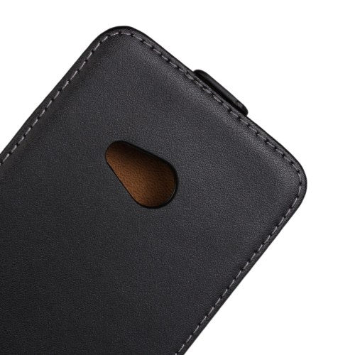 Flip Case für Nokia Lumia 535 Echt Leder Vertikal