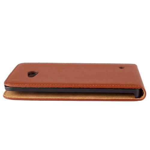 Flip Case für Microsoft Lumia 640 Genuine Split Echt Leder