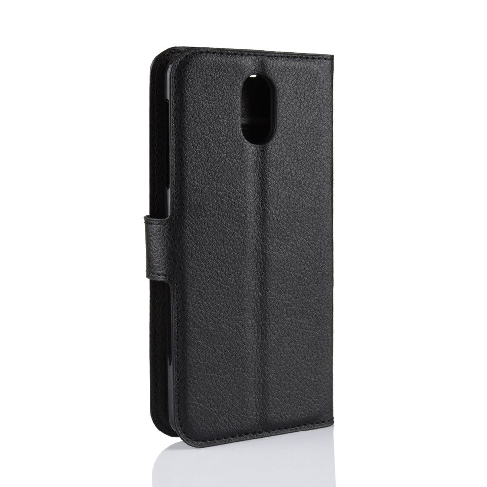 Wallet Case für Nokia 3.1 (2018) Litchi Grain Magnet Innenfach