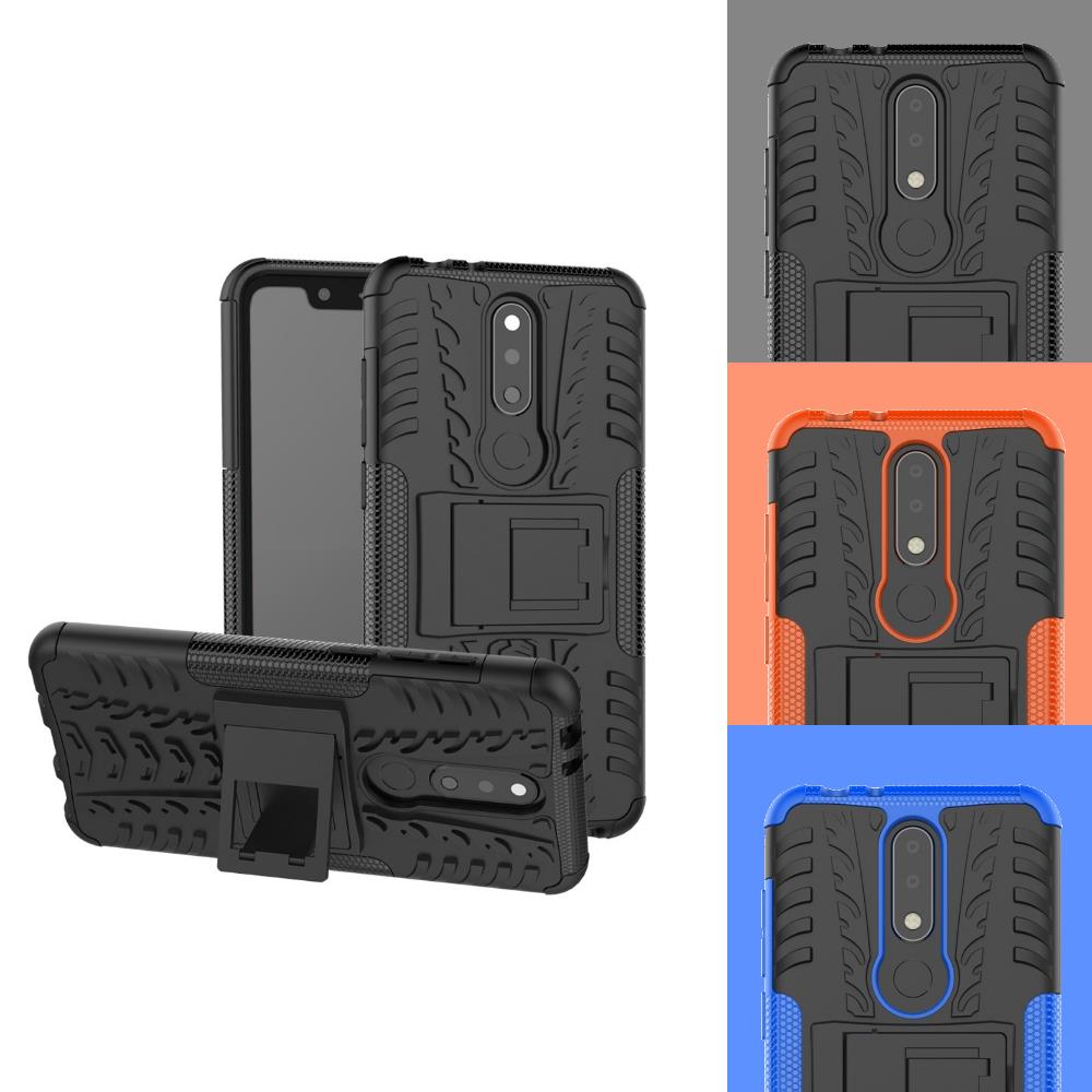 Outdoor Case für Nokia 5.1 PLUS Tire Rutschfest Kickstand