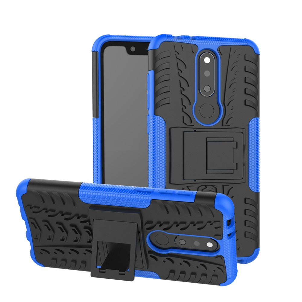 Outdoor Case für Nokia 5.1 PLUS Tire Rutschfest Kickstand