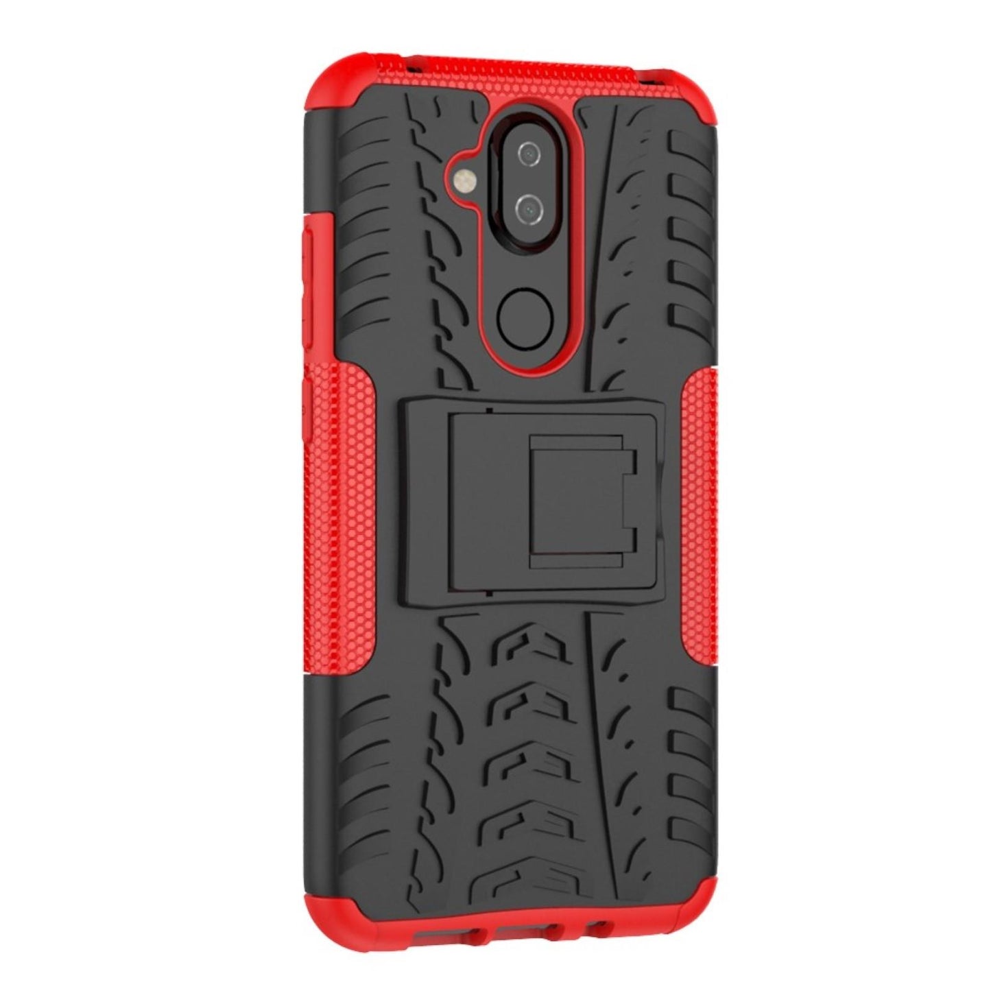 Outdoor Case für Nokia 8.1 Tire Rutschfest Reifen Profil Hülle