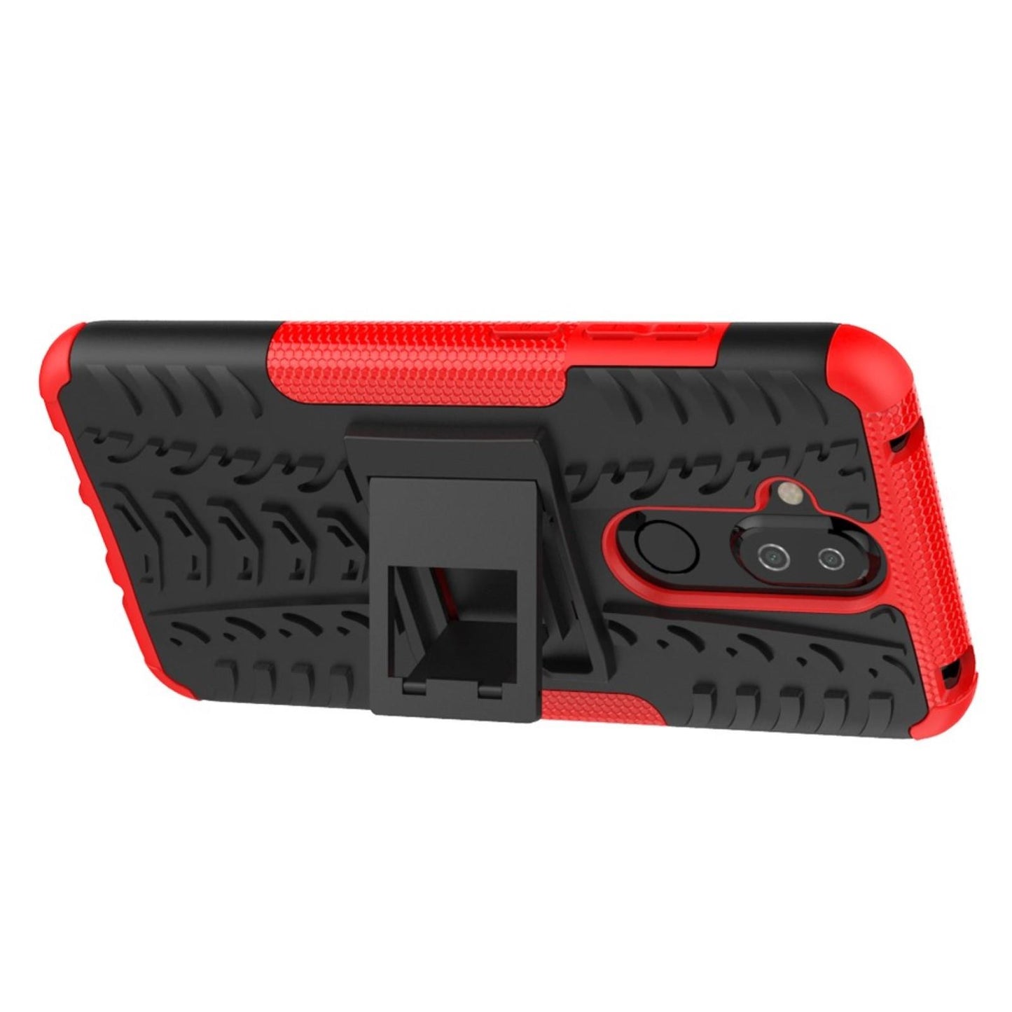 Outdoor Case für Nokia 8.1 Tire Rutschfest Reifen Profil Hülle