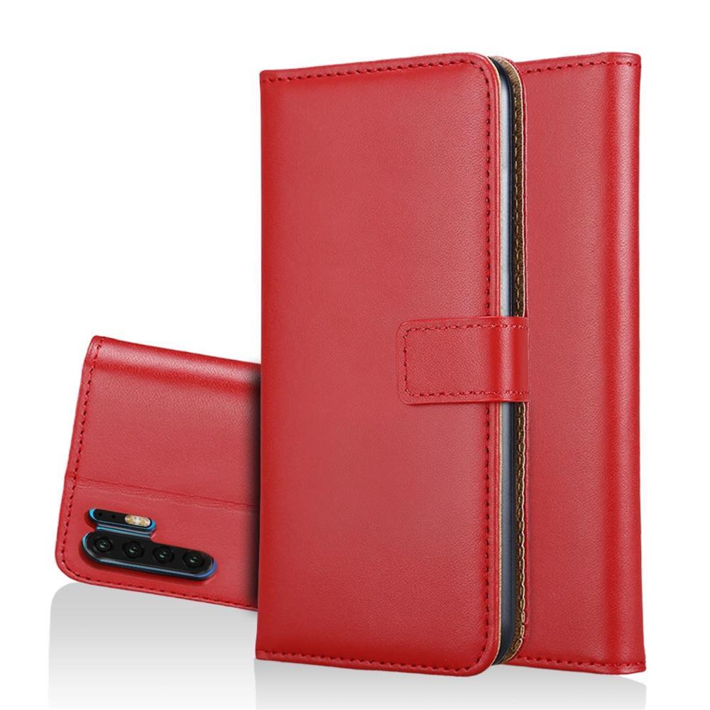 Wallet Case für Huawei P30 PRO Genuine Split Echt Leder Tasche