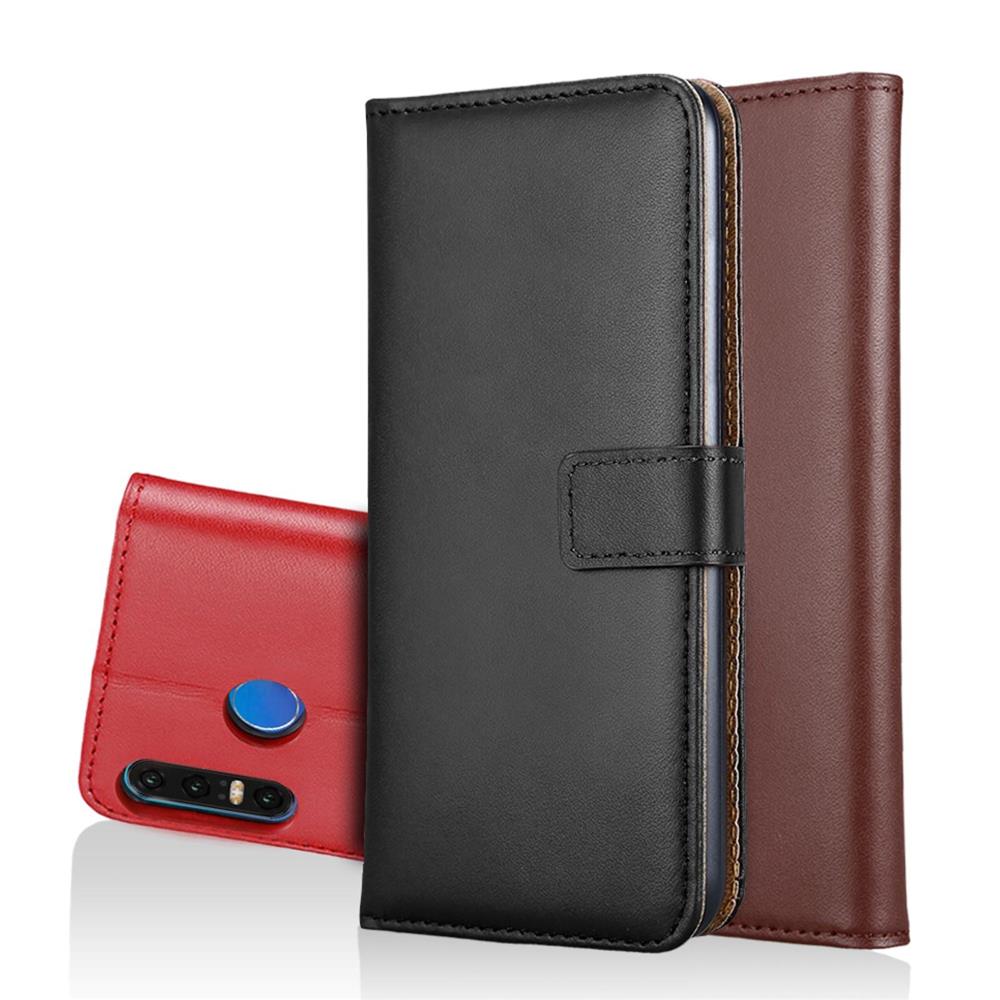 Wallet Case für Huawei P30 LITE Genuine Split Echt Leder Tasche