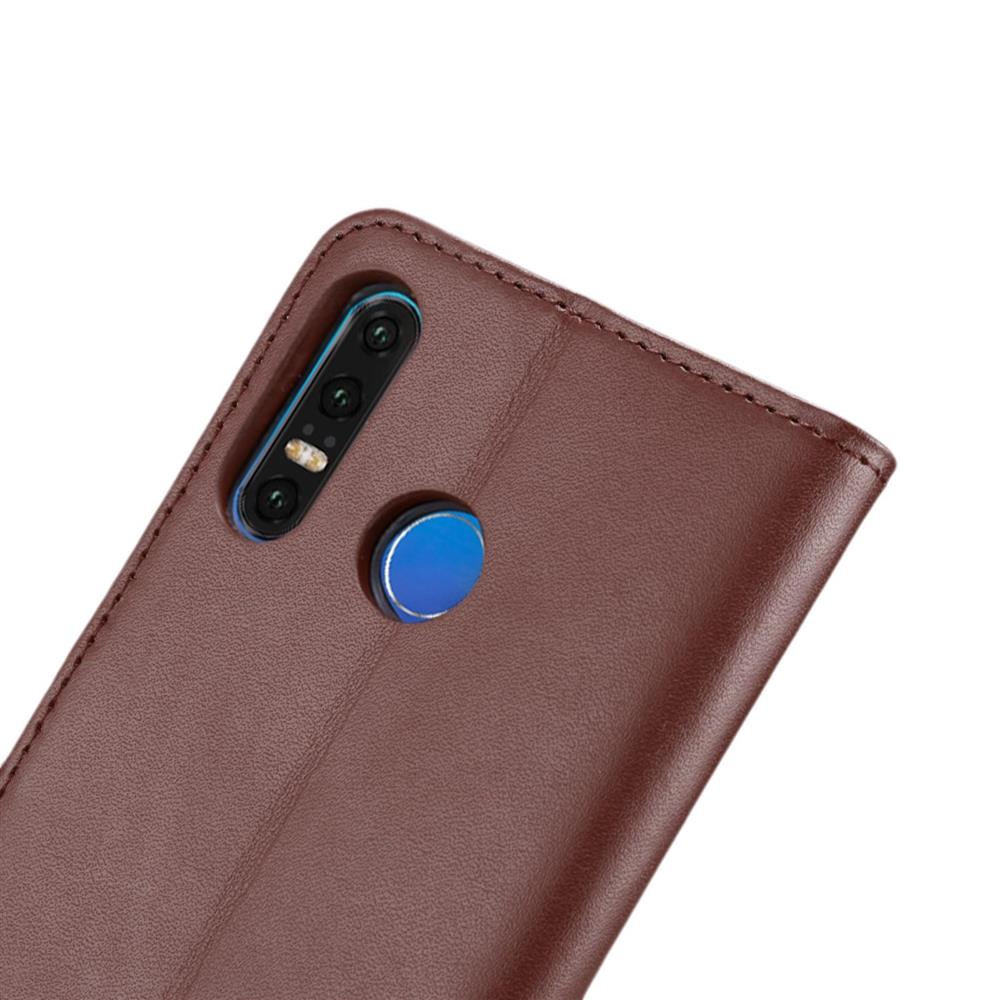 Wallet Case für Huawei P30 LITE Genuine Split Echt Leder Tasche