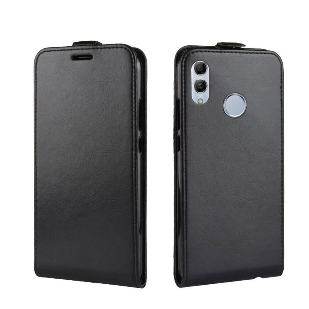 Flip Case für Huawei P SMART 2019 Crazy Horse Handy Tasche Card Slot