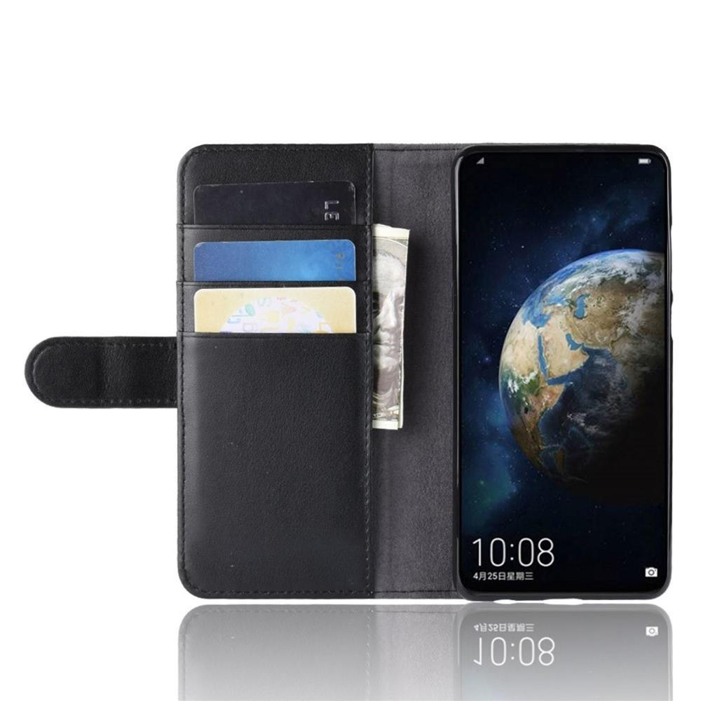 Wallet Case für Huawei P30 Echt Leder Innenfach Handy Tasche