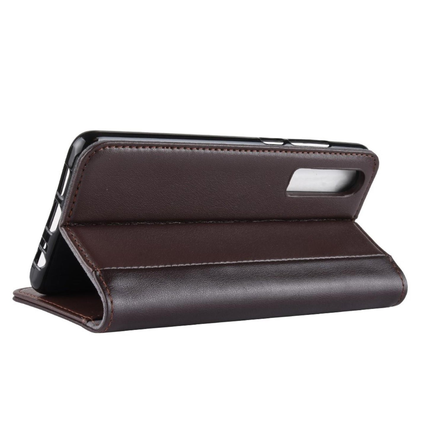 Wallet Case für Huawei P30 Echt Leder Innenfach Handy Tasche
