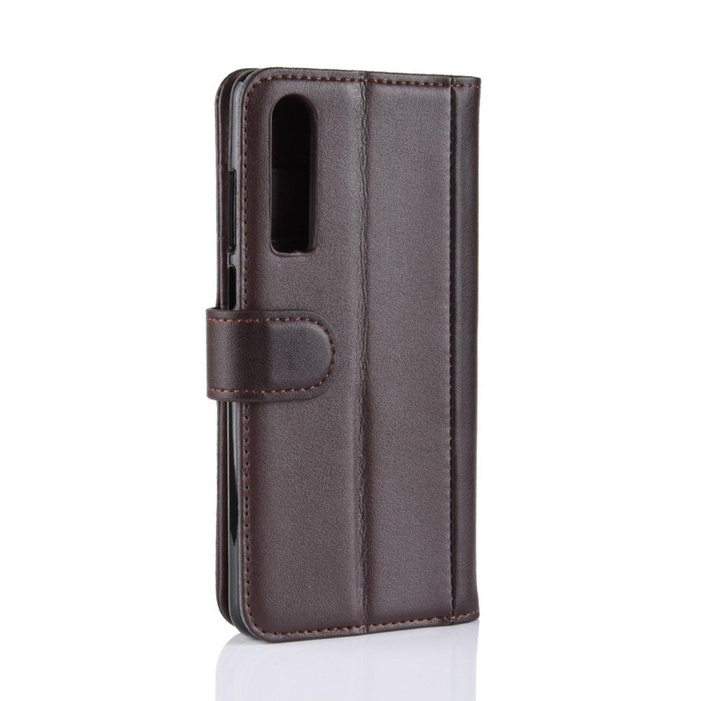 Wallet Case für Huawei P30 Echt Leder Innenfach Handy Tasche