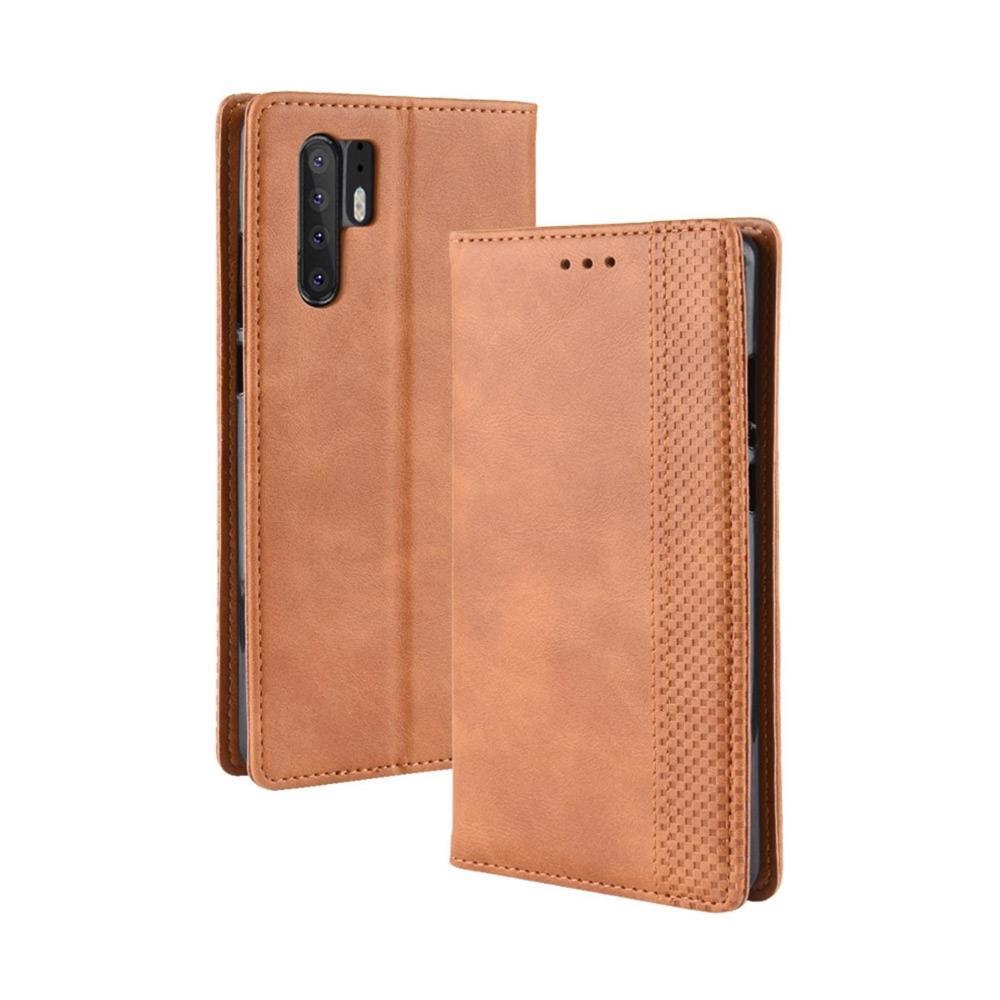 Wallet Case für Huawei P30 PRO Vintage Karo Handy Tasche Magnet