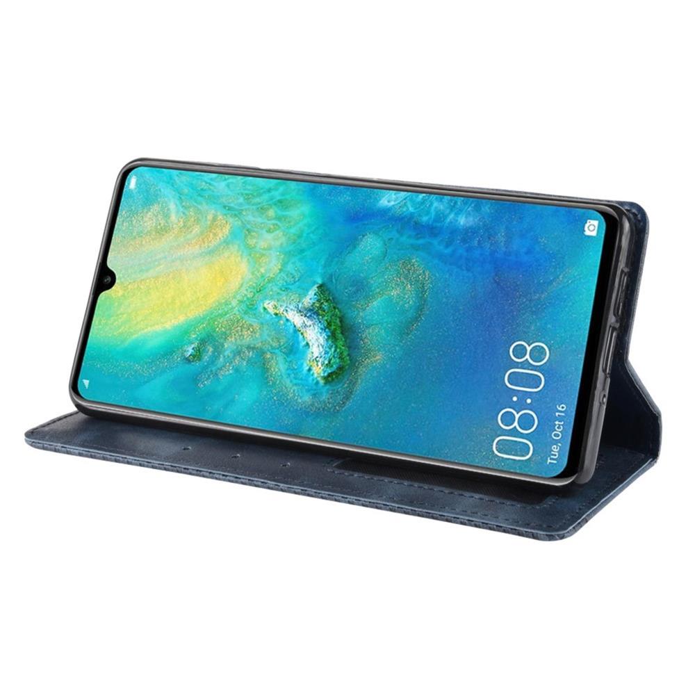 Wallet Case für Huawei P30 PRO Vintage Karo Handy Tasche Magnet