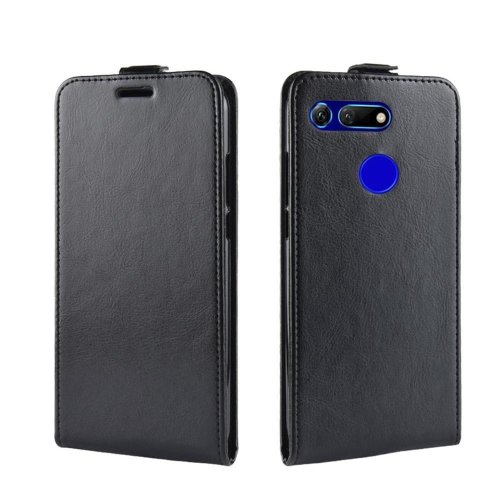 Flip Case für Huawei Honor View 20 Crazy Horse Handy Tasche Card Slot