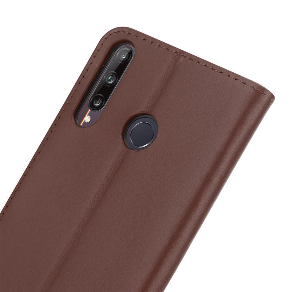 Wallet Case für Huawei P40 LITE E Genuine Split Echt Leder Handy Tasche