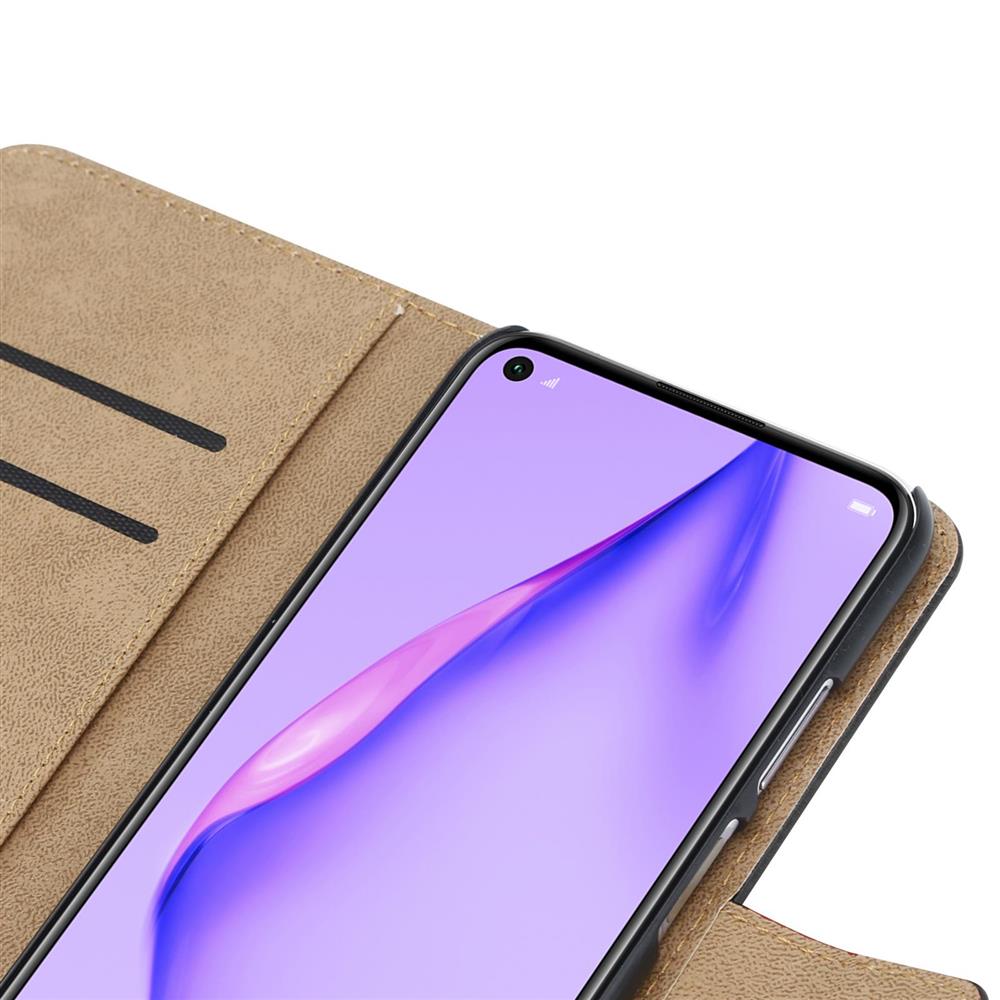 Wallet Case für Huawei P40 LITE Genuine Split Echt Leder Handy Tasche