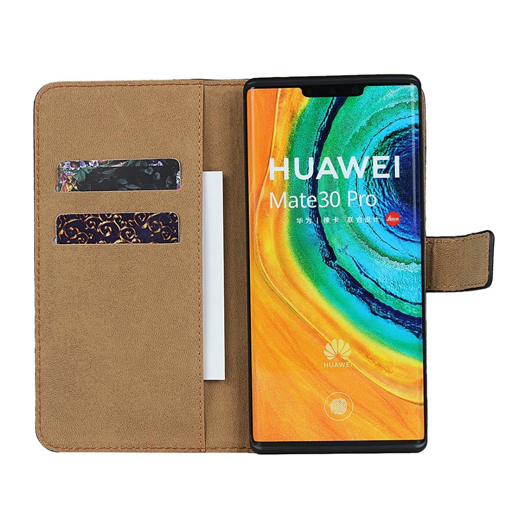Wallet Case für Huawei Mate 30 PRO TPU Split Echt Leder Handy Tasche Klappetui