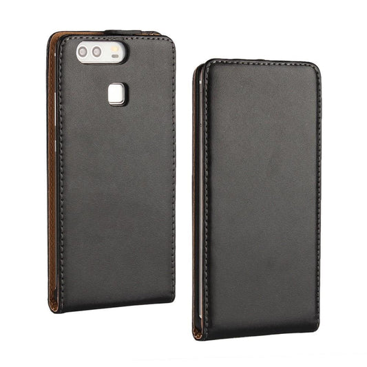 Flip Case für Huawei P9 Genuine Split Echt Leder