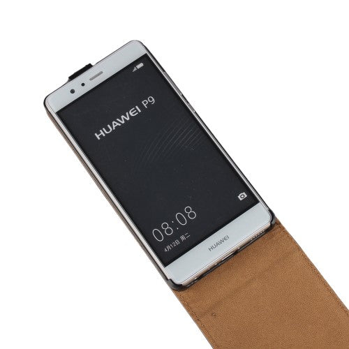 Flip Case für Huawei P9 Genuine Split Echt Leder
