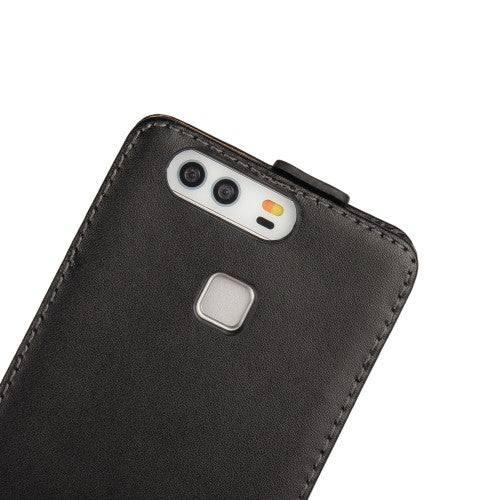 Flip Case für Huawei P9 Genuine Split Echt Leder