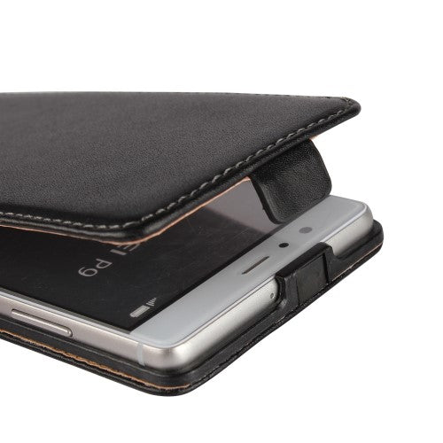 Flip Case für Huawei P9 Genuine Split Echt Leder