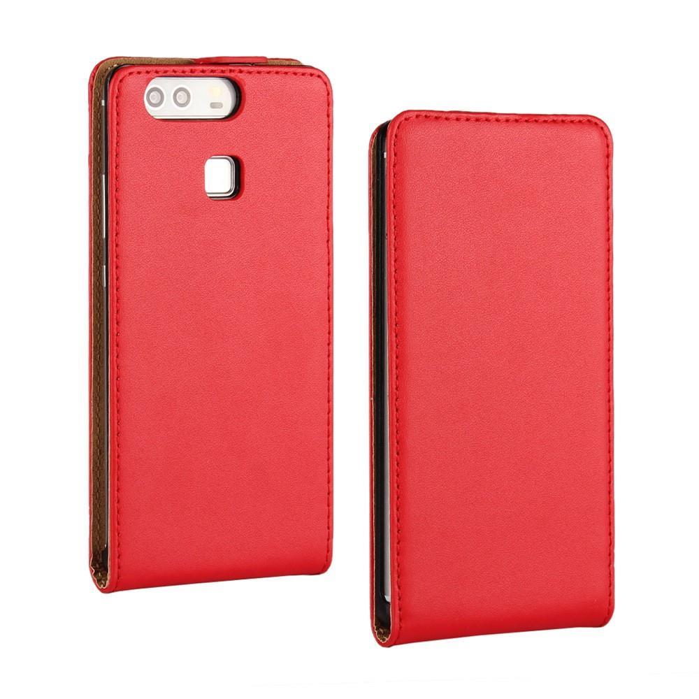 Flip Case für Huawei P9 Genuine Split Echt Leder