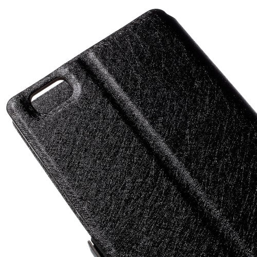 Wallet Case für Huawei P8 LITE Dual Window View Silk Book Etui