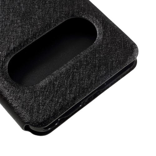 Wallet Case für Huawei P10 Dual Window View Silk Book Etui
