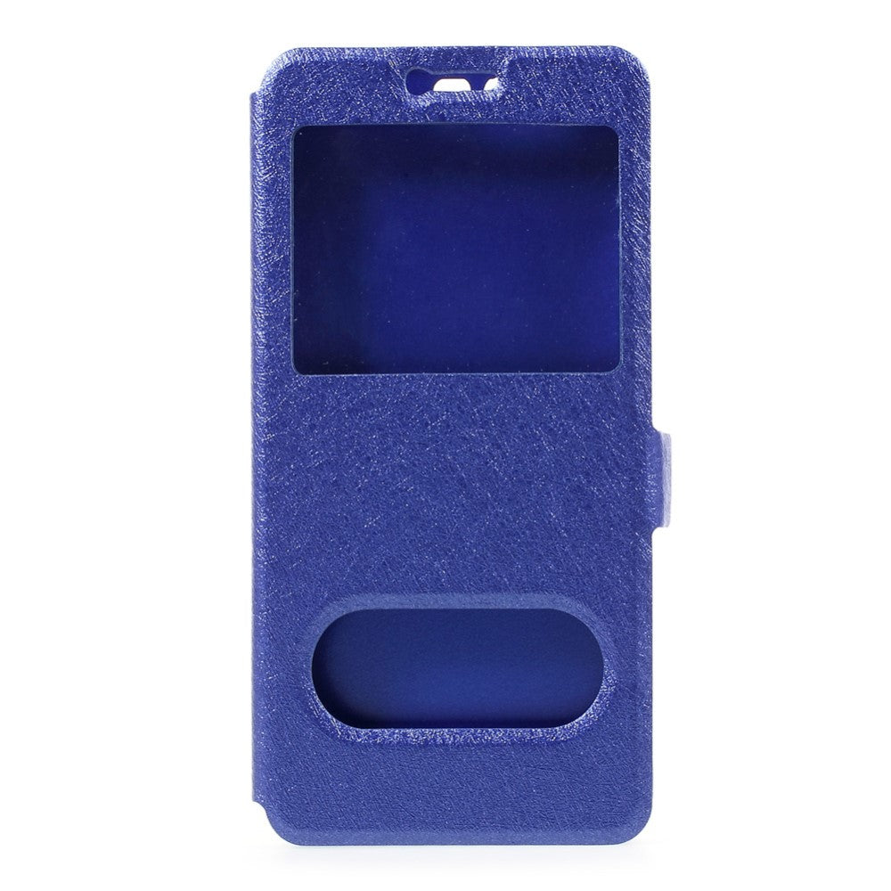 Wallet Case für Huawei P10 Dual Window View Silk Book Etui