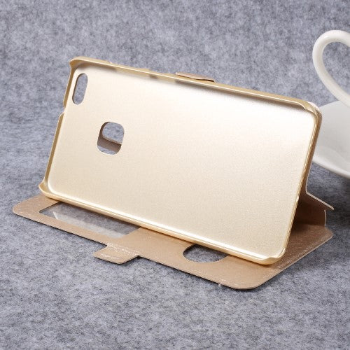 Wallet Case für Huawei P10 LITE Dual Window View Silk Book Etui