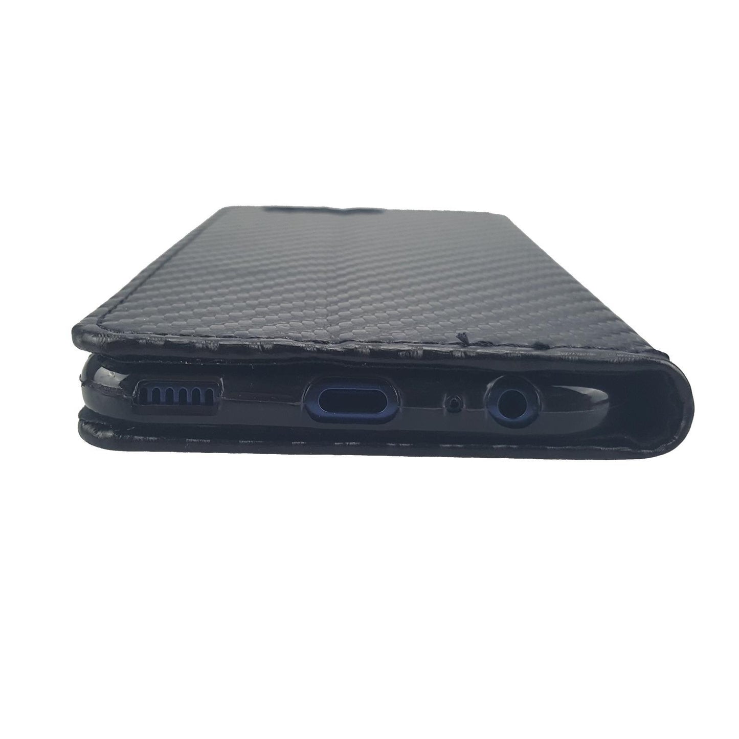Wallet Case für Huawei P10 Carbon Fiber Optik Magnet