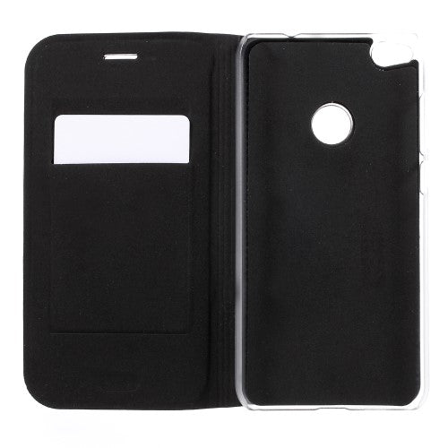 Wallet Case für Huawei P8 LITE (2017) Litchi Skin Book Etui