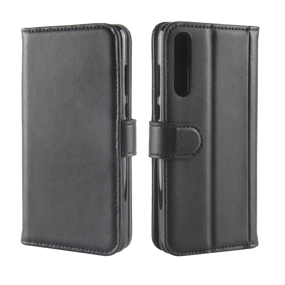 Wallet Case für Huawei P20 PRO Echt Leder Innenfach