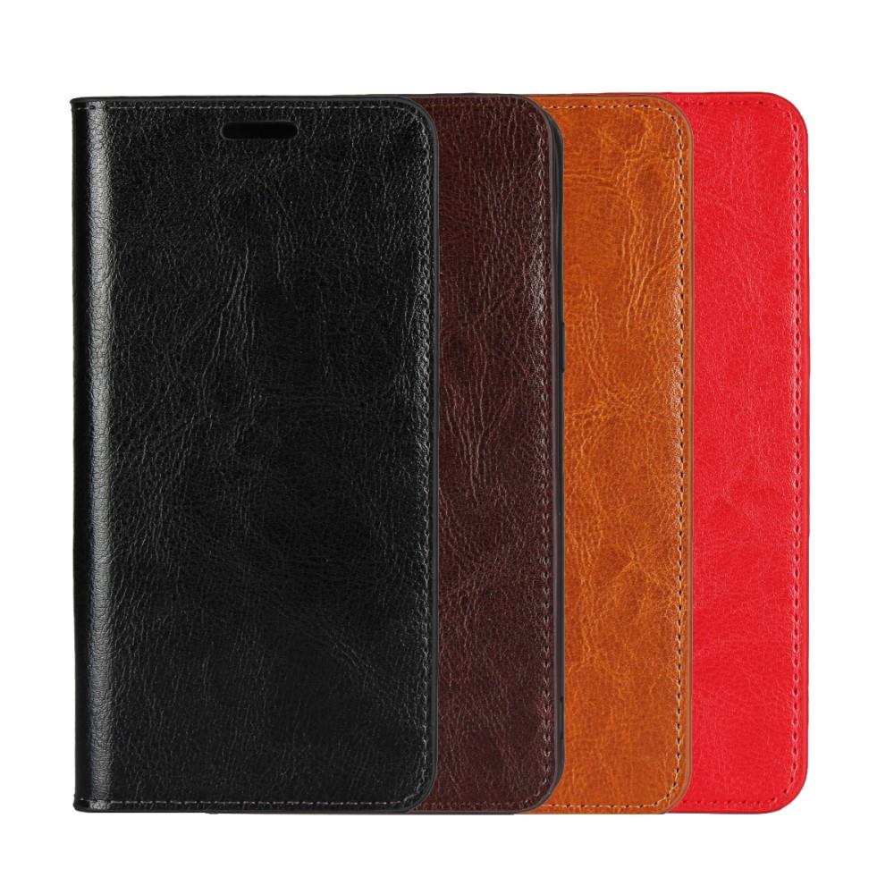 Wallet Case für Huawei P20 LITE Genuine Split Echt Leder Crazy Horse Skin