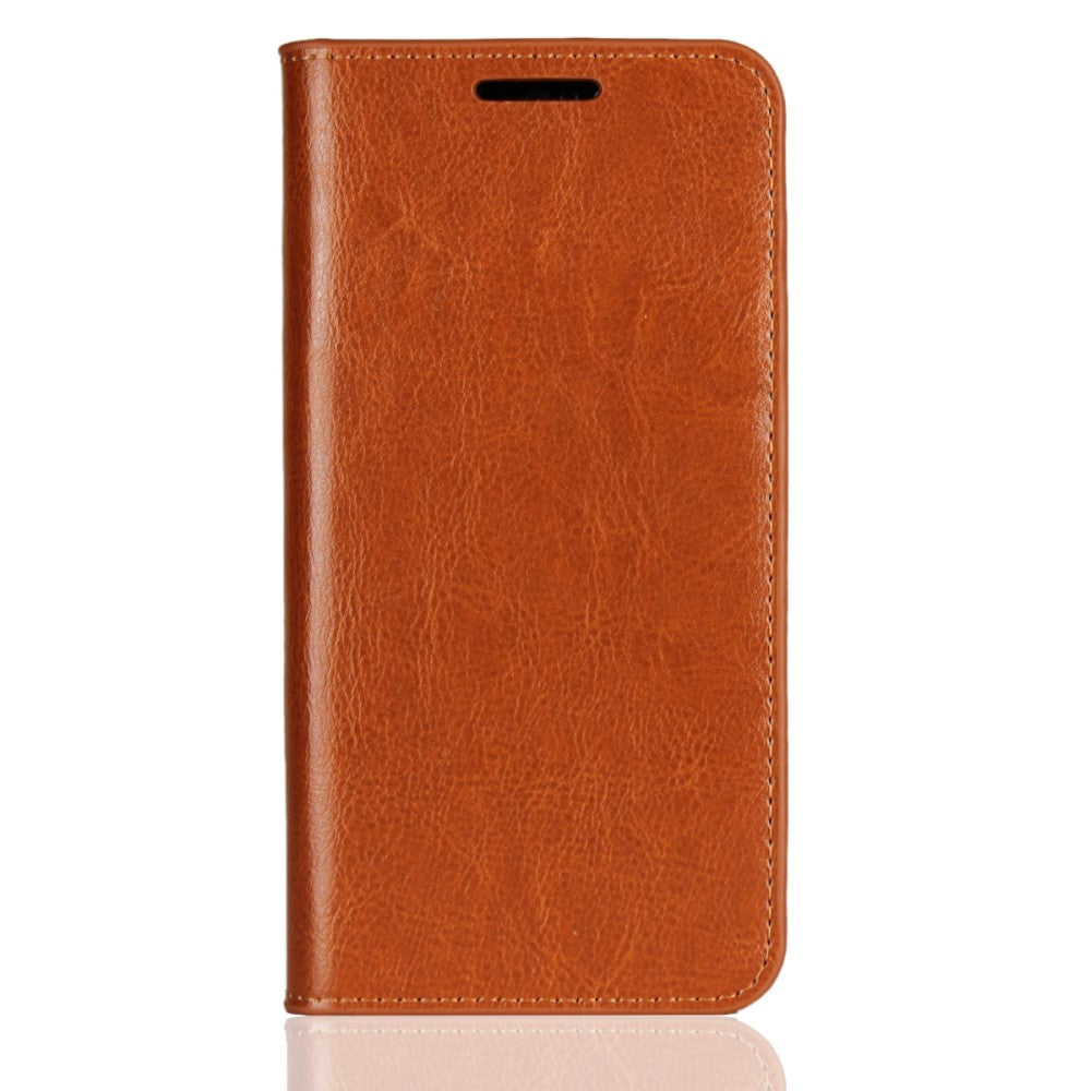 Wallet Case für Huawei P20 LITE Genuine Split Echt Leder Crazy Horse Skin