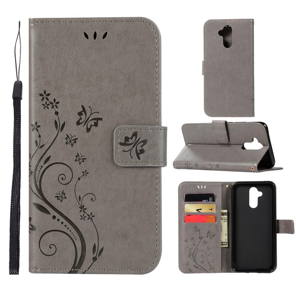 Wallet Case für Huawei Mate 20 LITE Butterfly Flower Motiv