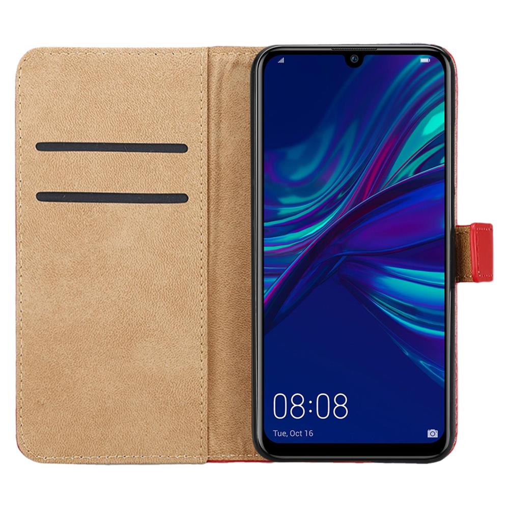 Wallet Case für Huawei P SMART 2019 Genuine Split Echt Leder Tasche
